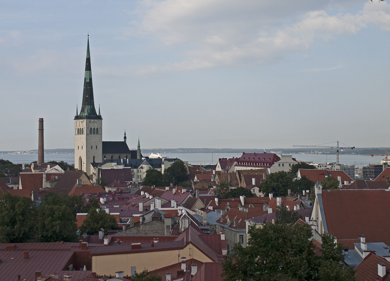 Photograph of St Olaf's Church, Tallinn